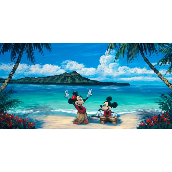 Walfrido Garcia - Hawaiian Vacation Giclee on Canvas