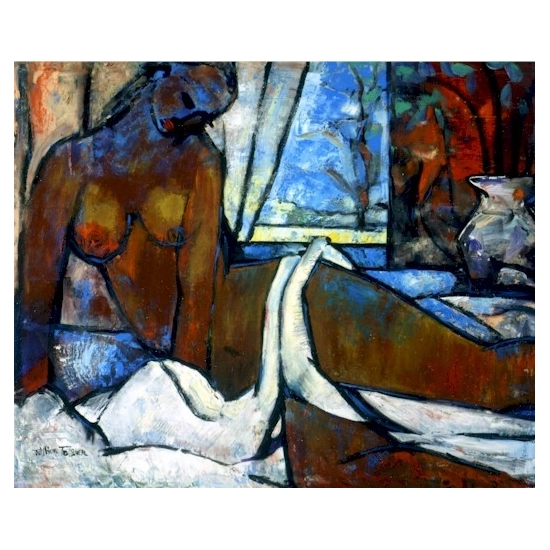 William Tolliver - Ascending Nude Artist Proof Estate Certified Serigraph Artist Proof