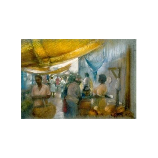 Brenda Joysmith - Canopies At Sav Market Giclee