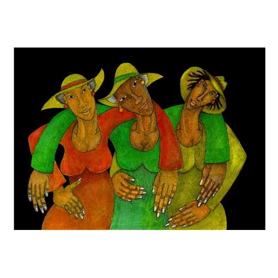 Charles Bibbs - Hats Giclee