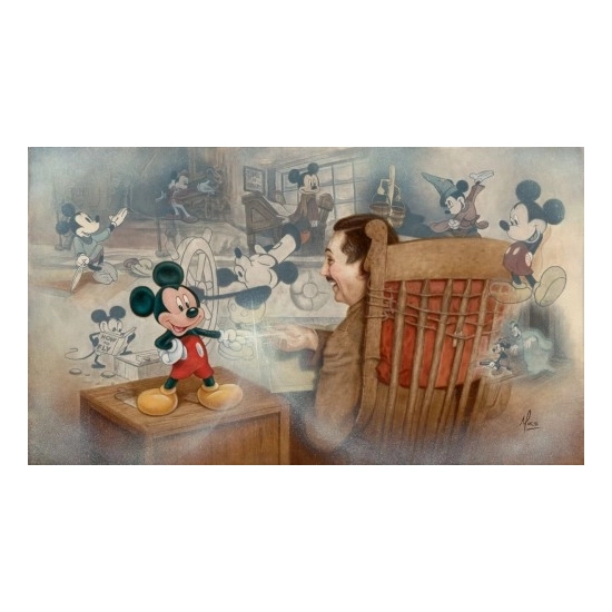 Mike Kupka - A Touch Of Magic Giclee On Canvas - From Walt Disney