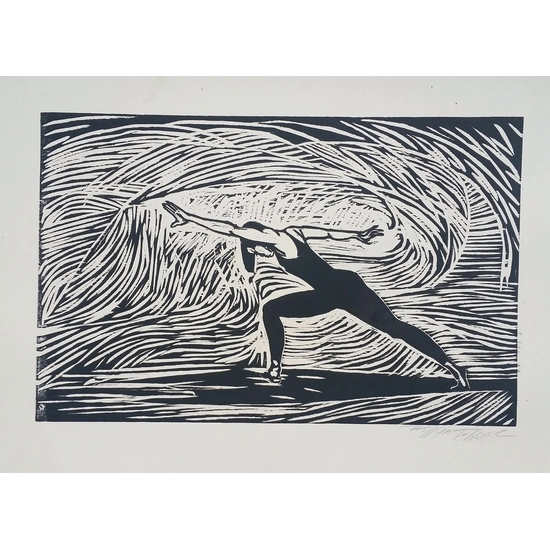 William Tolliver - Etching Dancer Artist Signed