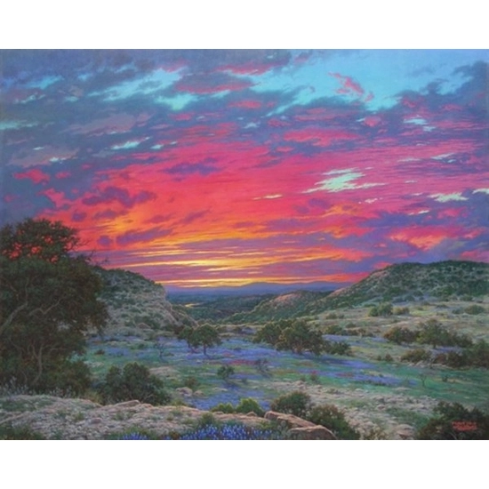 Larry Dyke - Heavens Glory By Larry Dyke Giclee On Canvas  Artist Proof