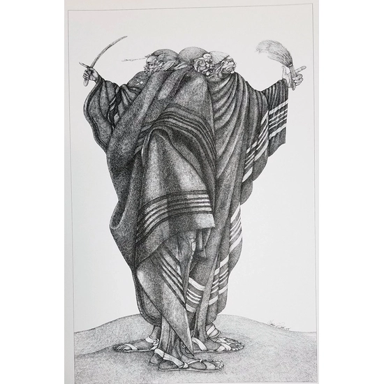 Charles Bibbs - Cloaks Of The Herdsmen Limited Edition Remarque No. 7