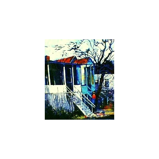 William Tolliver - House On Pearl Street Estate Certified Serigraph