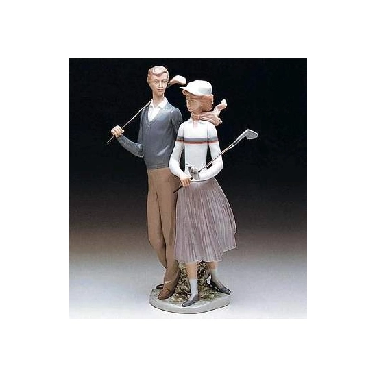 Lladro - Golfing Couple