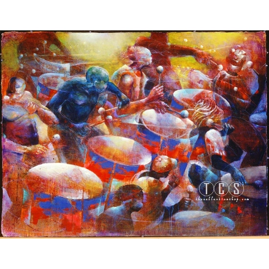 Paul Goodnight - Musical Thunder Serigraph