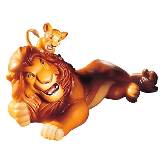 WDCC Disney Classics - The Lion King Simba And Mufasa Pals Forever