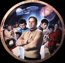 Thomas Blackshear-Star Trek Collector Plate 25th Anniversary