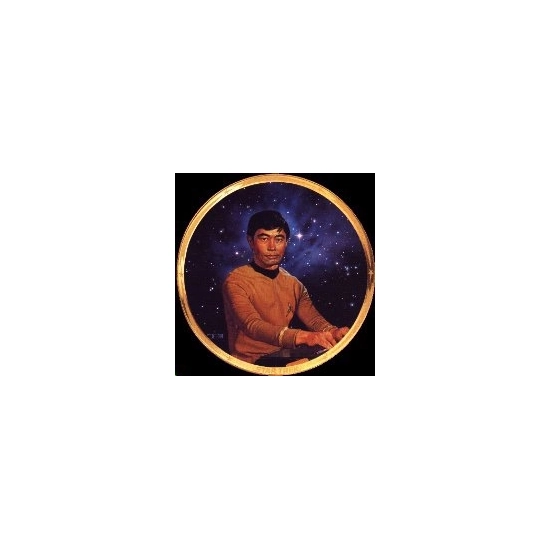 Thomas Blackshear - Star Trek Hikaru Sulu 25th Anniversary Plate