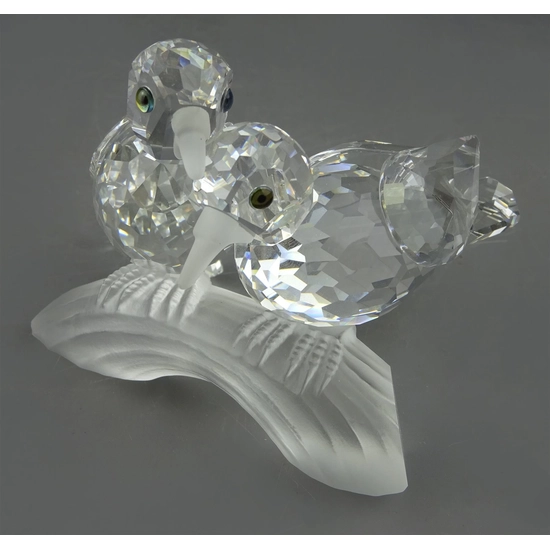 Swarovski Crystal - Swarovski Turtle Doves 1989 Caring And Sharing