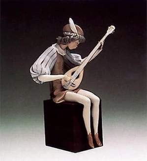 Lladro-Juggler Sitting