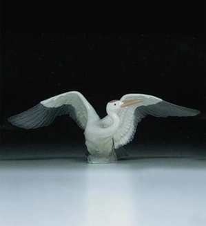 Lladro-Landing Crane