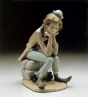 Lladro-Clown Thinking