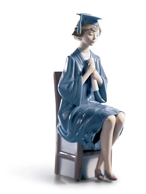 Lladro-Girl Graduate