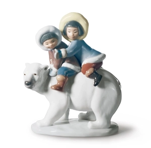 Lladro-Eskimo Riders