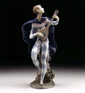 Lladro-Serenading Colombina