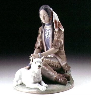 Lladro-Indian Maiden