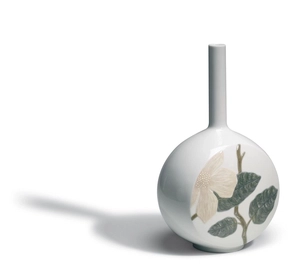 Lladro-Canvas Vase Flower Twig