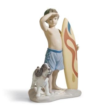 Lladro-SURF'S UP