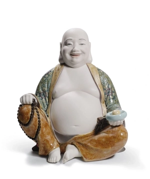 Lladro-Happy Buddha