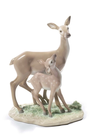 Lladro-Fawn In The Forest