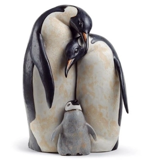 Lladro-PENGUIN FAMILY