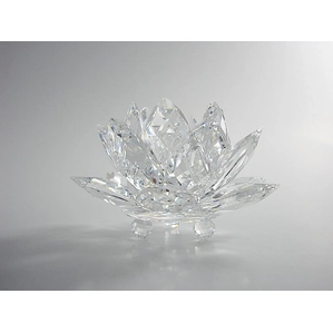 Swarovski Crystal-Swarovski Waterlily Candleholder Small