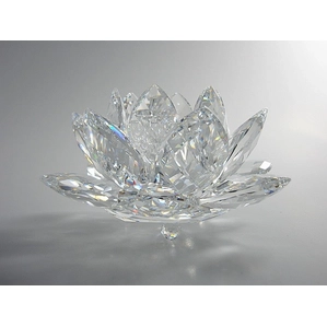 Swarovski Crystal-Swarovski Waterlily Candleholder Large