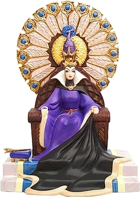 WDCC Disney Classics-Snow White Evil Queen Enthroned Evil