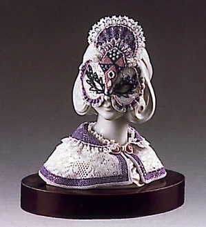 Lladro-Mardi Gras Bust #2 1989-91