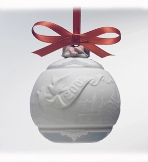 Lladro-Christmas Ball 2002  Ornament