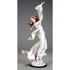 Giuseppe Armani-Girl With Calla Lily Candleholder-Left