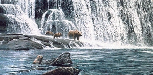 Ron Parker-GRIZZLIES AT THE FALLS