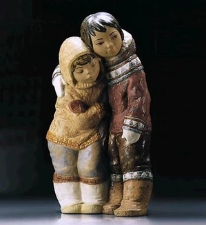 Lladro-Couple From The Artic 1971-99