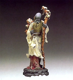 Lladro-Chinese Farmer With Staff 1977-85