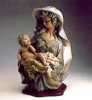 Lladro-Woman And Child 1977-81