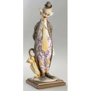 Giuseppe Armani-Clown With Umbrella Tender Clown