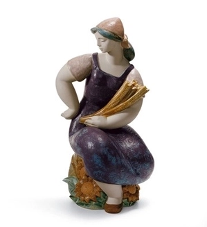 Lladro-Farm Girl