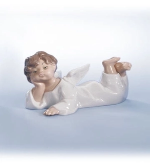 Lladro-Angel, Reclining