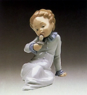 Lladro-Baby with Pacifier 1982-85