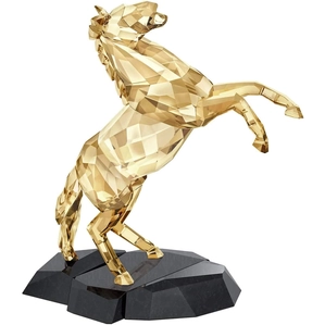 Swarovski Crystal-Stallion Gold Tone