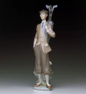 Lladro-Waiting To Tee Off 1985-99