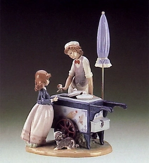 Lladro-Ice cream Vendor 1985-95