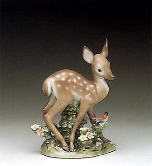 Lladro-Fawn And Friend 1990-96