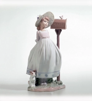 Lladro-Waiting For Your Letter