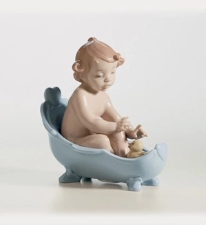 Lladro-Let's Take A Bath!