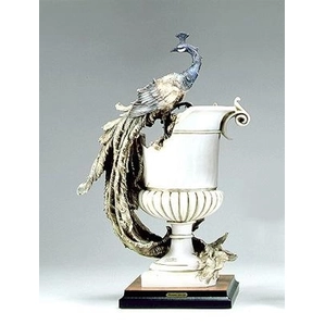 Giuseppe Armani-Vase W/peacock -