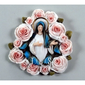 Giuseppe Armani-Madonna Of The Roses - Plaque