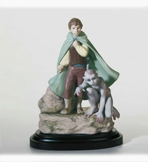 Lladro-Frodo & Gollum